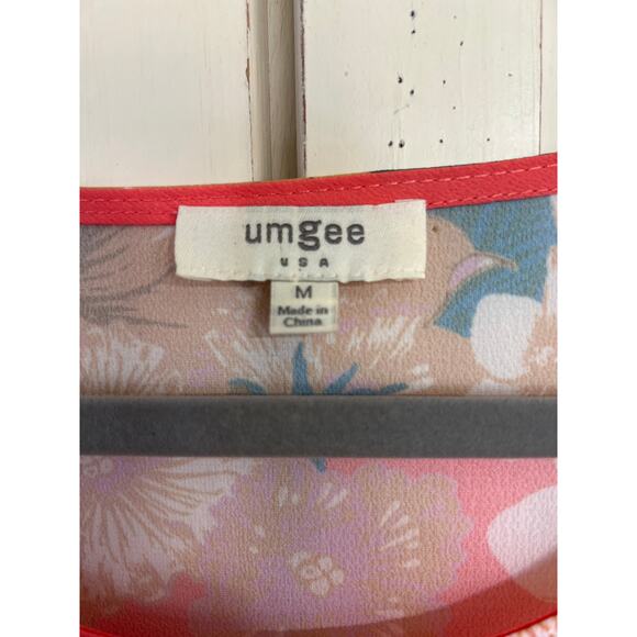 Umgee size medium floral mini shift dress with pockets - Picture 2 of 3